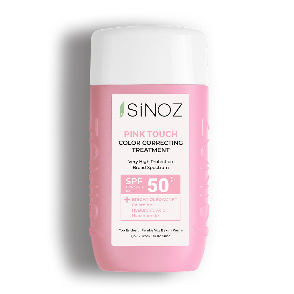 Sinoz Pink Touch getönte Flüssigsonnencreme SPF50 – Speziell für helle Hauttypen