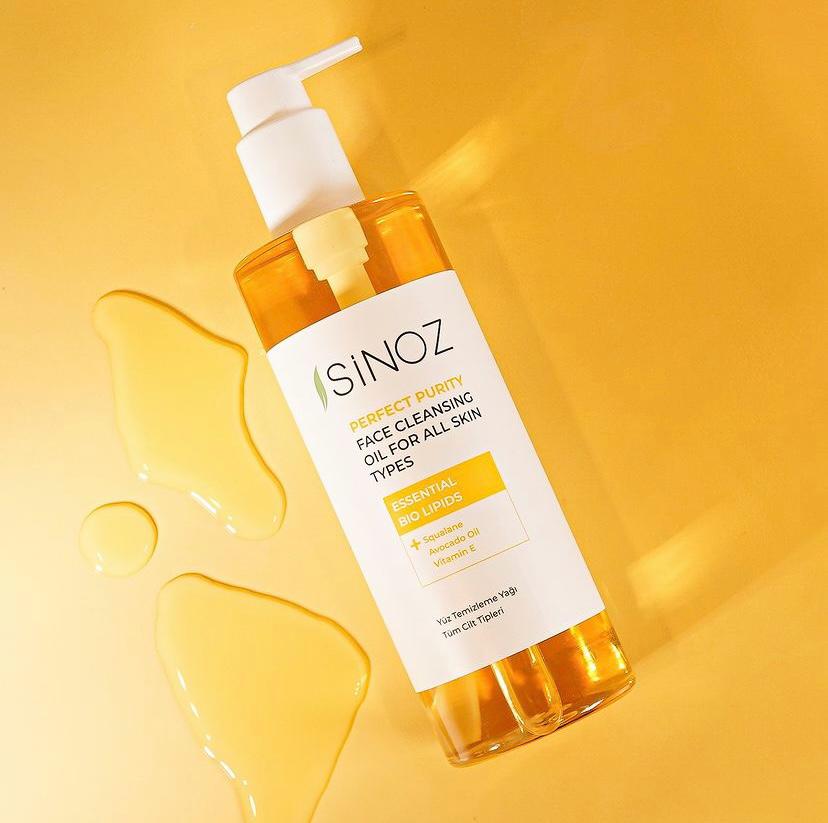 Sinoz huile nettoyante visage pour tous types de peau 200ml