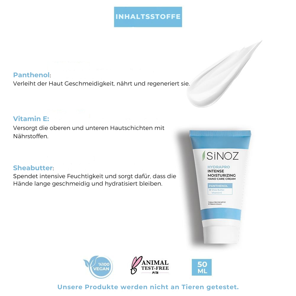 Sinoz Intensive Moisturizing Hand Care Cream 50ml