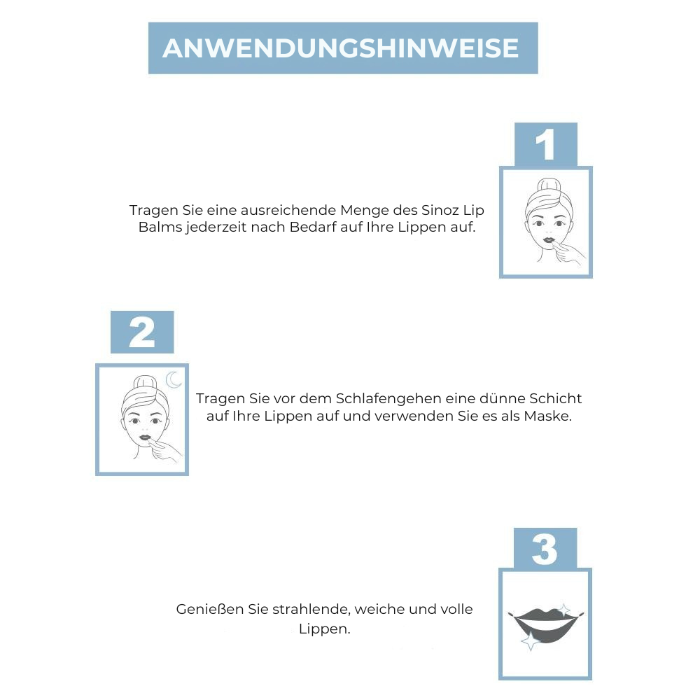 Sinoz Intensiv Feuchtigkeitsspendender Lippenbalsam 10 g