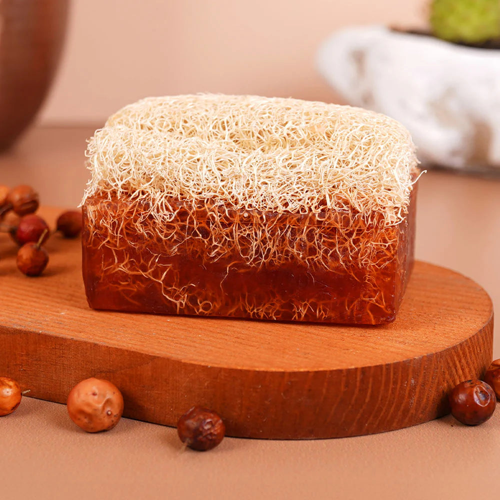 Pür Doğal 100% Natural Loofah Soap with Argan Oil 130gr