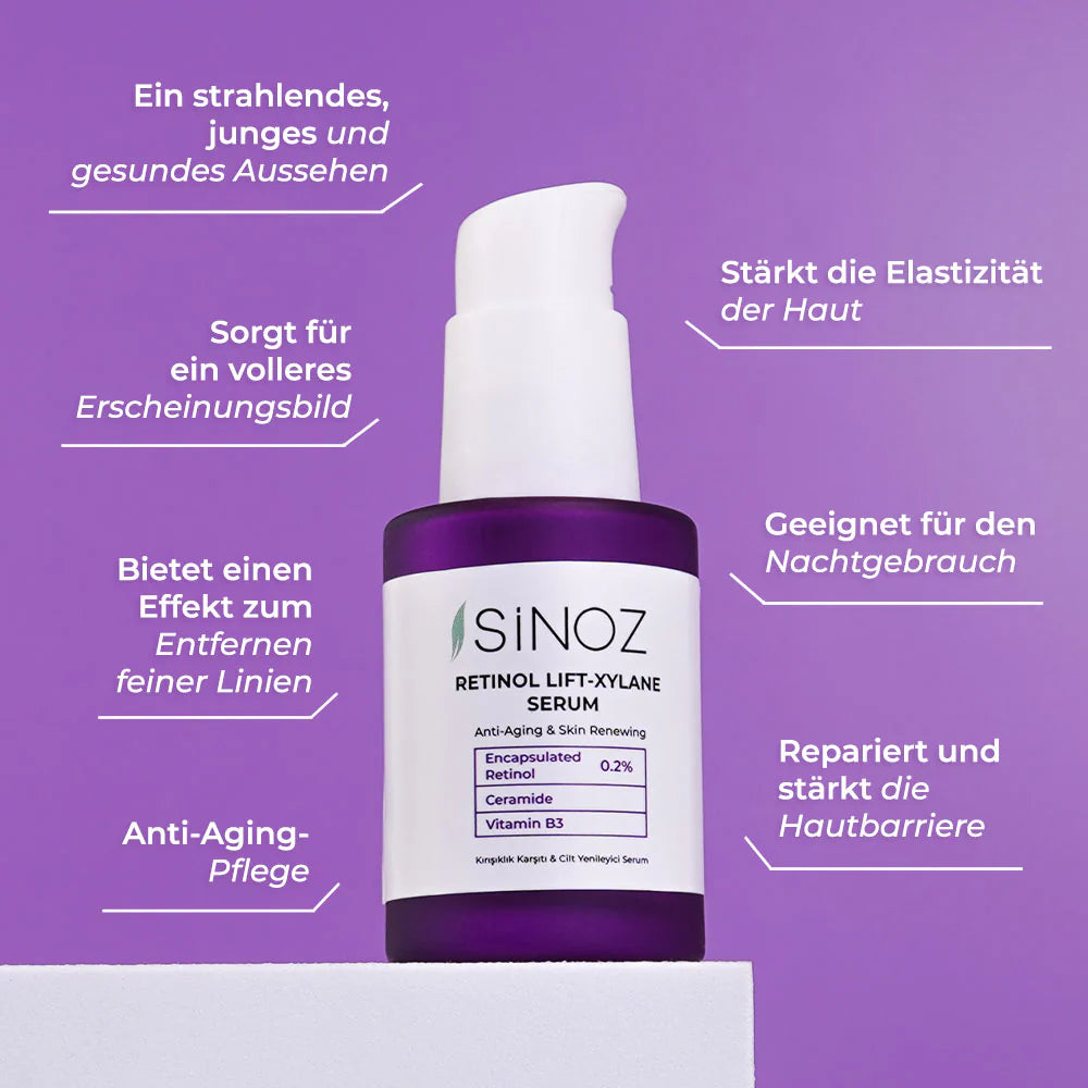 Sinoz Retinol Lift-Xylane Anti-Wrinkle & Skin Renewal Serum 30 Ml