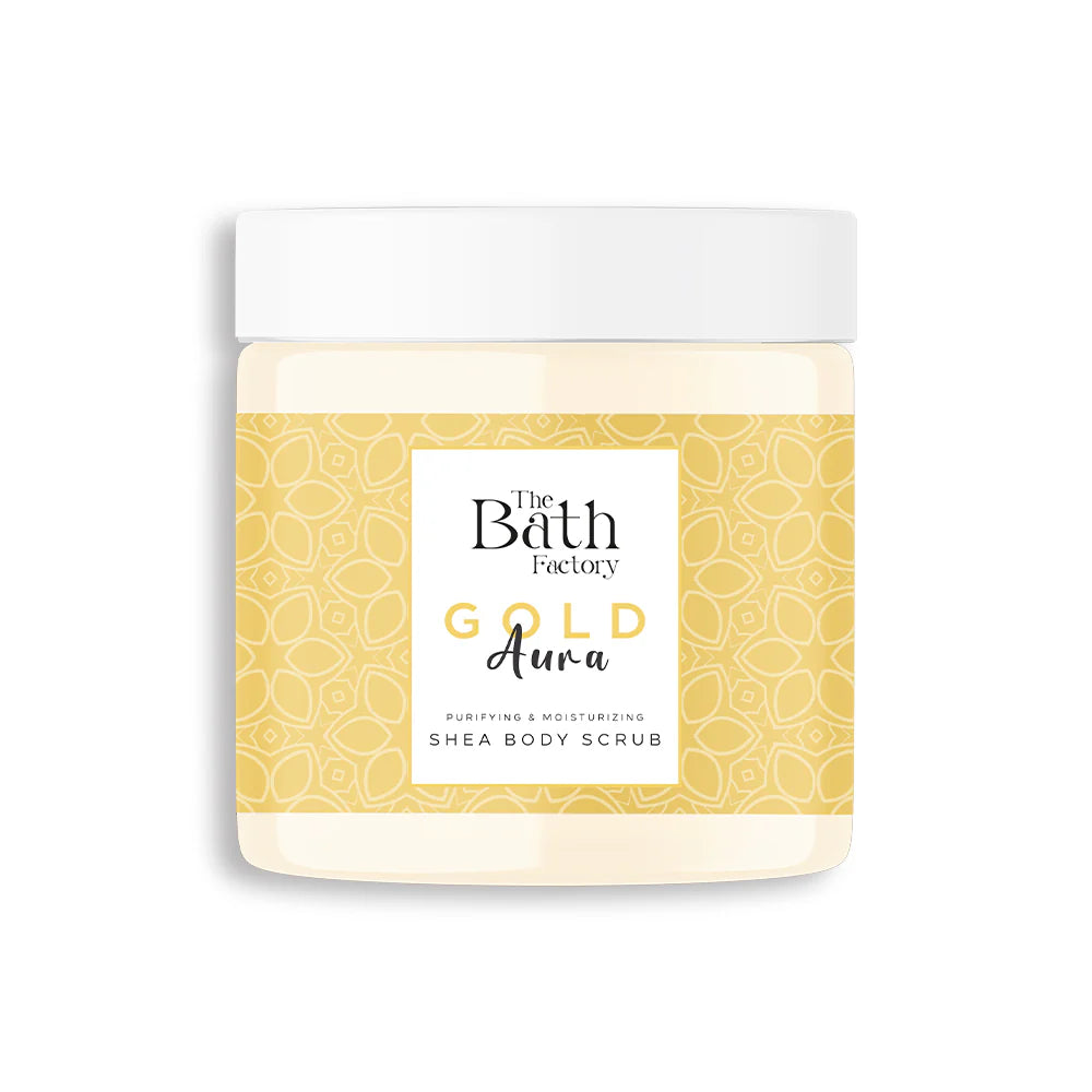 Gold Aura Duschgel, Körperpeeling und Seife