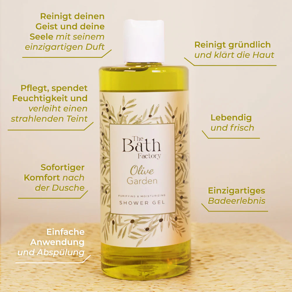 The Bath Factory Olive Oil Shower Gel 400ml