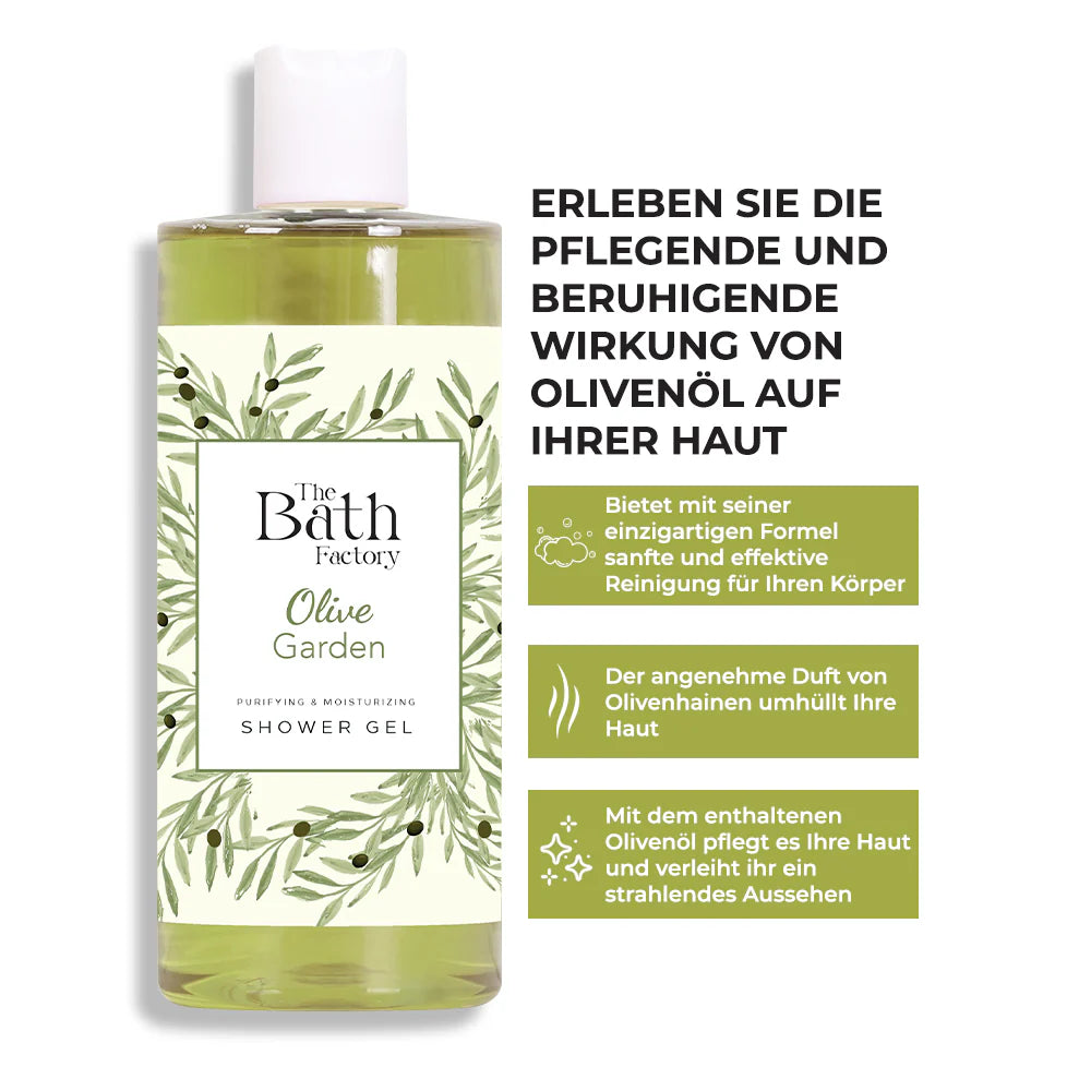 The Bath Factory Olive Oil Shower Gel 400ml