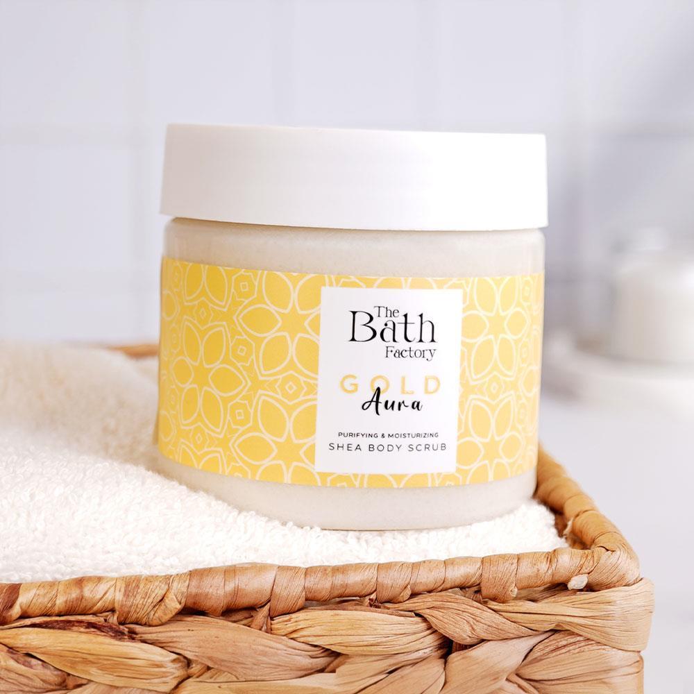 The Bath Factory Gold Aura Shea Körperpeeling 300g