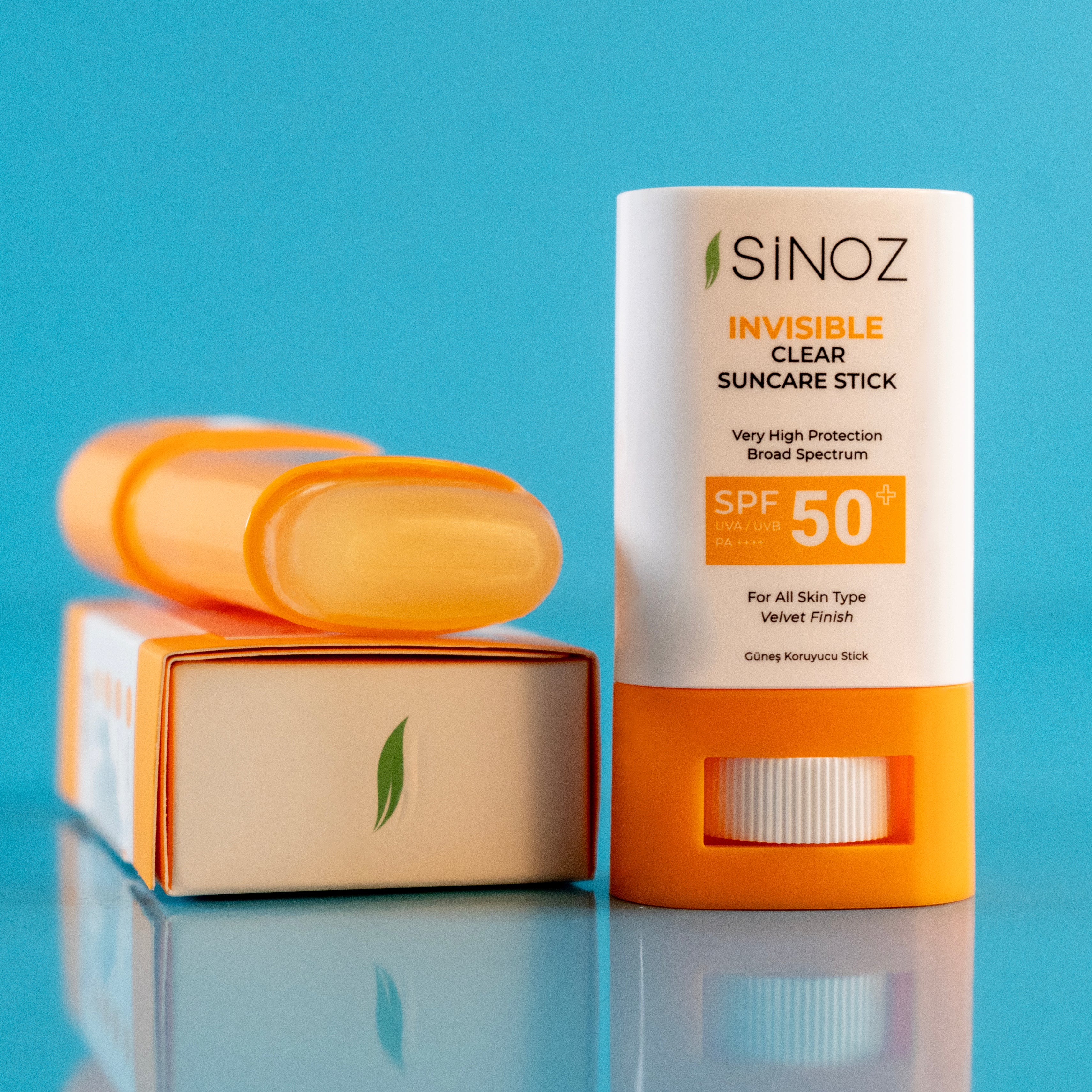 Sinoz SPF50+ Transparenter Sonnenstick 15 g