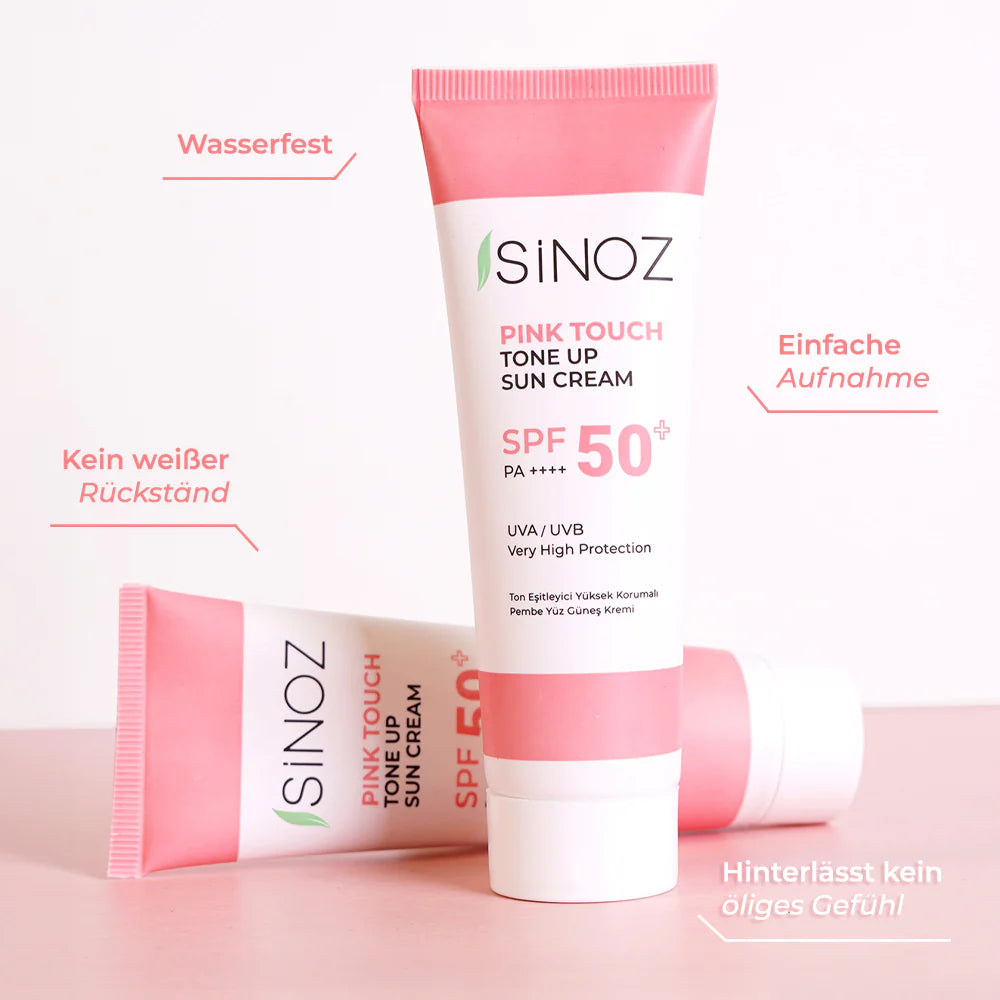 Sinoz Pink Touch Tone-Up Sonnencreme SPF 50+ 50ml